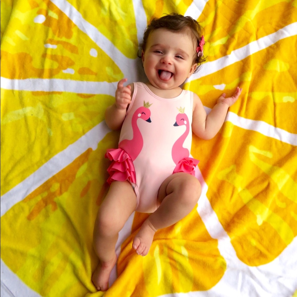Carter’s Princess Flamingo Bathing Suit